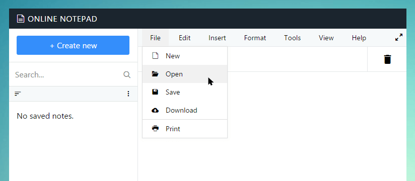 Open text file in Cryseo